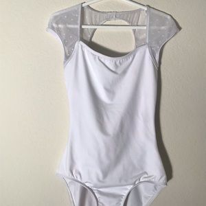 Natalie Leotard with mesh